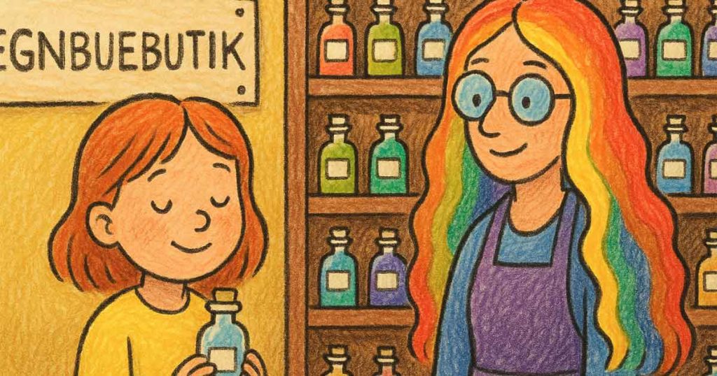 Emilie og Den Hemmelige Regnbuebutik