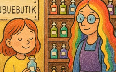 Emilie og Den Hemmelige Regnbuebutik